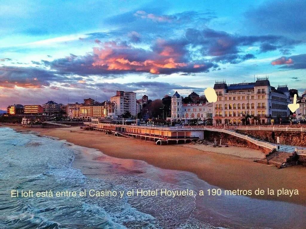 Loft Edificio Maura Primera Playa Santander Spain